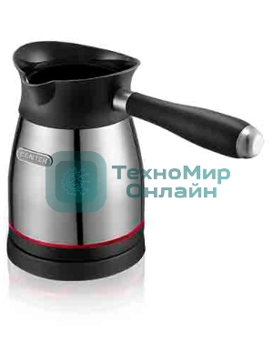 Электрическая турка Centek CT-1098 SS(металл) 0.5л, 1000Вт, нерж.сталь, съемная мягкая ручка