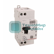 Выключатель автоматический дифференциального тока 1п (1P+N) C 10А 30мА тип AC 6кА RX3 Leg 419397