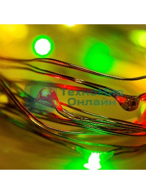 Гирлянда Neon-night Роса с трансформатором 20 м, 200 LED, цвет свечения мультиколор