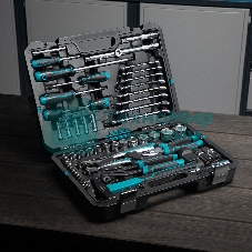Набор инструментов Gross 76 предметов, 120 зубьев, CrV1/4, 1/2