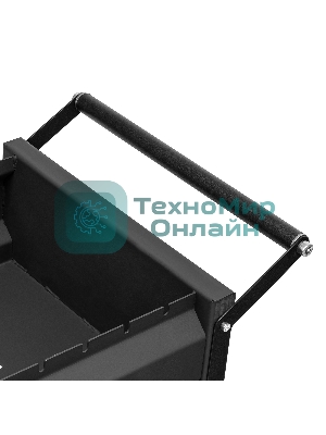 Мангал Palisad Camping сварной на колесах, 662х390х152/805 мм, сталь 2 мм, кочерга в комплекте