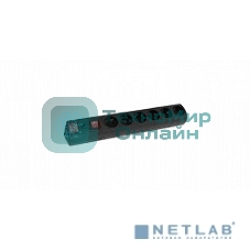 Сетевой фильтр Most R 5 м (6 розеток) черный (коробка)