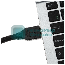 Кабель аудио-видео Cactus CS-HDMI.2-1.5 HDMI (m)/HDMI (m) 1.5м. позолоченные контакты черный