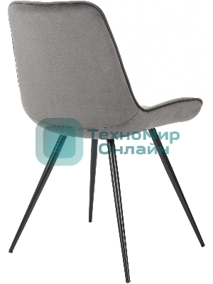 Стул для дома Бюрократ CH-K2_4 комплект 4 шт т.с ерый Holland 18 металл черный на ножках