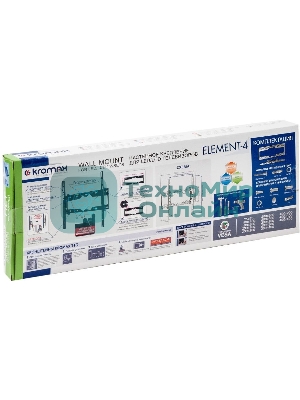 Кронштейн для LED/LCD телевизоров Kromax ELEMENT-4 черный