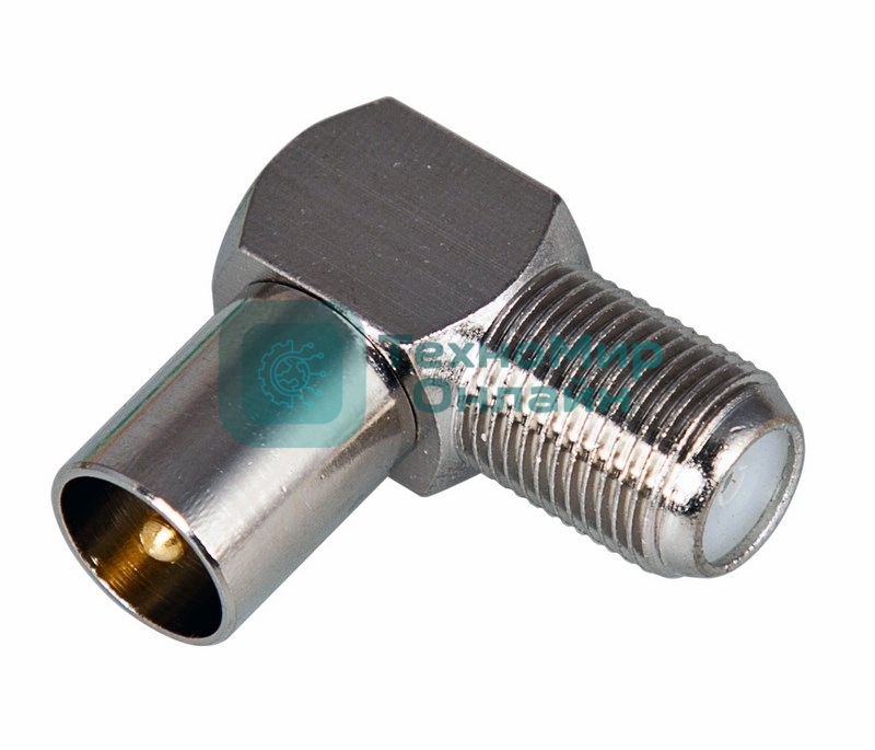 Переходник PROconnect гнездо F-штекер TV угловой