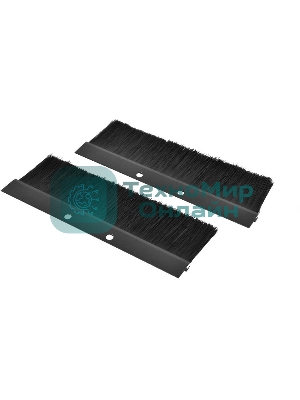 Комплект щеточного ввода в шкаф, универсальный, черный