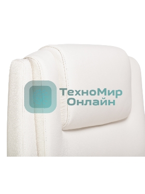 Кресло Бюрократ DUKE белый, кожа