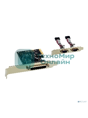 Контроллер ExeGate EXE-303 PCI-E, 2*COM port + 1*LPT (OEM) EX281226RUS