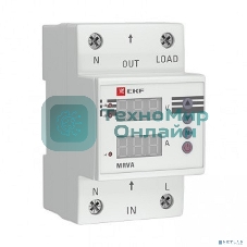 Реле напряжения и тока с дисплеем MRVA 50А PROxima EKF MRVA-50A