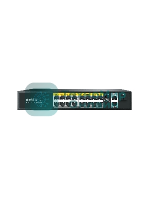 Коммутатор Netis 16PORT 10/100M 16POE+2XGE+SFP P116GH