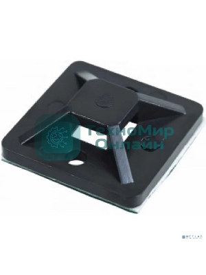 Площадка самоклеящаяся Rexant 20х20 мм, черная (10 шт/уп)