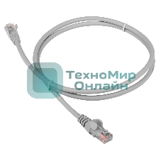 Патч-корд LANMASTER LSZH UTP cat.5e, 15 м, серый
