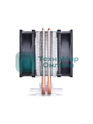 Кулер для процессора DEEPCOOL ICE EDGE MINI FS V2.0 синий, 80 мм, алюминий/медь, 2200 об/мин, 24.7 дБ, 3 pin, 100 Вт, 112 мм