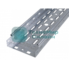 Лоток листовой перфорированный 100х50 L2000 сталь 0.7мм ДКС 35252