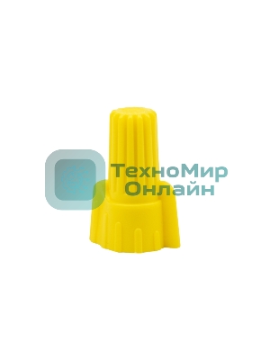 Соединительный изолирующий зажим Rexant с лепестками СИЗ-11 ø 9,8 мм (0,75-6 мм²), желтый (100 шт./уп.)