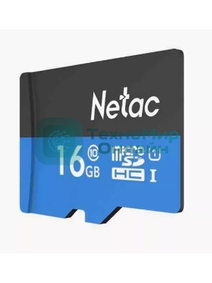 Флеш карта microSDHC 16Gb Netac P500 NT02P500STN-016G-S (без SD адаптера) 80Mb/s