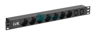 Блок распределения питания ITK PH22-7D2C131-P гор.размещ. 7xSchuko 2xC13 базовые 16A Schuko 2м