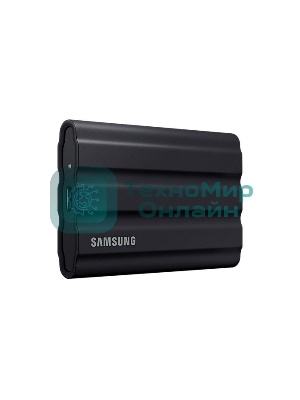 Внешний SSD Samsung T7 Shield, 1TB, USB 3.2 Gen 2 Type-C, R/W 1050/1000, черный