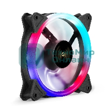 Вентилятор для корпуса ExeGate EX12025H3P4PSR-PWM.ARGb черный, 120 мм, 1800 об/мин, 26 дБ, 4 pin