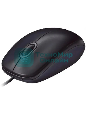Мышь проводная Logitech M90 черный/серый, 1000 dpi, USB, кнопки - 3