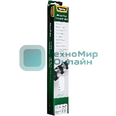 Пружина пластиковая Fellowes, 10 мм. Цвет: белый, 25 шт