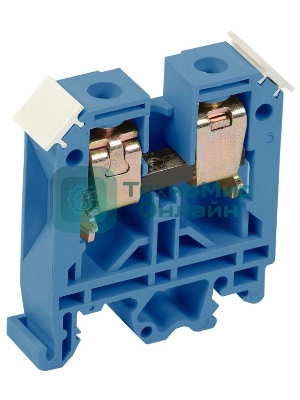 Зажим наборный IEK YZN10-006-K07 ЗНИ-6 мм2 (JXB 50 А) синий
