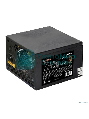 Блок питания ExeGate 600PPH RTL (EX280578RUS), 600Вт, 80 PLUS Bronze, 120мм, черный