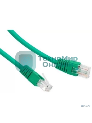 Патч-корд UTP Cablexpert cat.5e, 1.5м, литой, многожильный, зеленый