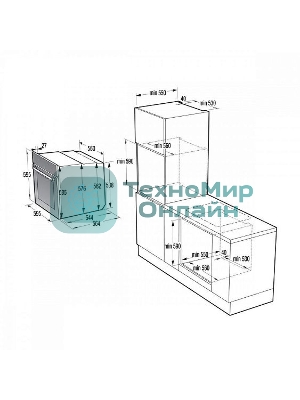 Встраиваемая электрическая духовка Gorenje BP6138B, объем 77 л, макс. температура 320 градусов, сенсорное/поворотное управление, Wi-Fi, пиролитическая очистка, телескопические направляющие на одном уровне, термощуп, AirFry, автоматические программы, динамическая система охлаждения, многоуровневое приготовление, PerfectGrill, энергоэффективность А+, черный