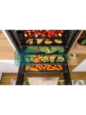 Встраиваемые электрические духовки GORENJE/59.5 х 59.5 x 56.4 см, 77 л, приготовление с паром, нержавеющая сталь
