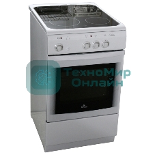 Электрическая плита De Luxe 506003.04ЭС белый, конфорок - 3 шт, духовка - 60 л, 87 см x 50 см x 60 см