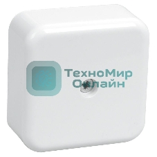 Коробка КМ41206-01 распаячная IEK UKO10-050-050-020-K01 для о/п 50х50х20 мм белая (4 клеммы 3 мм2)