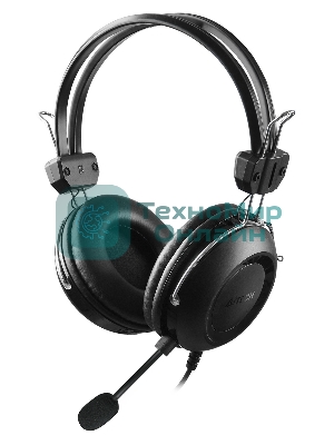 Гарнитура A4Tech HU-35 чёрный, проводная