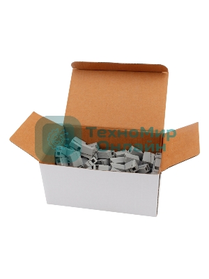 Строительно-монтажная клемма Rexant СМК 224 для светильника на 2 проводника (1,0-2,5)/(0,5-2,5) мм², белая (100 шт./уп.)