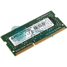 Оперативная память AMD Radeon R5, DDR3, 4GB (1x4GB), 1600MHz, CL11, SO-DIMM