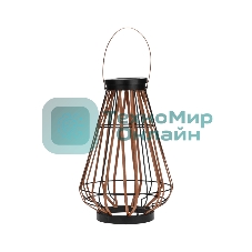 Светильник садовый Rexant Тростник, 35,5 см, 3000К, встроенный аккумулятор, солнечная панель, коллекция Бали