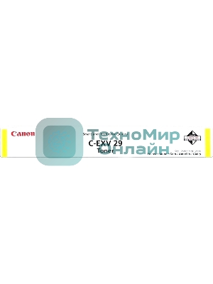 Картридж лазерный Canon C-EXV-29 Y желтый (27 000 стр.) для Canon iR Advance 5030, 5030i, 5035, 5035i