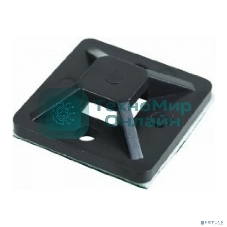 Площадка самоклеящаяся Rexant 25х25 мм, черная (100 шт/уп)