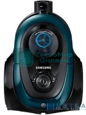 Пылесос Samsung VC18M21C0VN/EV зеленый/черный, 380/1800 Вт, уборка сухой, пылесборник контейнер 1.5 л