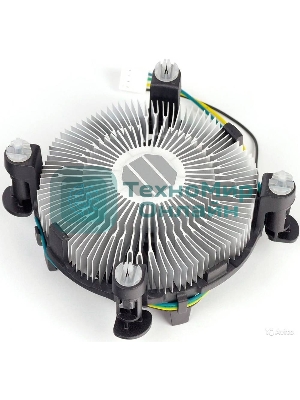 Кулер Intel E97379серебристый/черный 90мм алюминий 2500rpm 27db 4-pin 73W 58мм