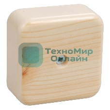 Коробка распаячная ОП 50х50х20 IP20 КМ41206-04 (4 клем. 3 кв.мм) сосна IEK UKO10-050-050-020-K34