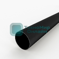 Трубка кембрик ТВ-40 ПВХ Rexant черный, Ø 6 мм