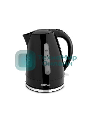 Чайник электрический Zelmer ZCK7617B 1.7 л, 2200 Вт, черный корпус: пластик