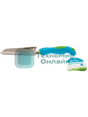 Совок посадочный узкий Palisad PREMIUM PLUS 60х315 мм, нерж. сталь, двухкомпонентная рукоятка