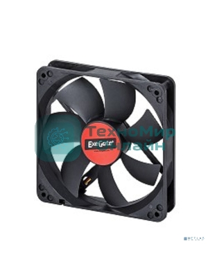 Вентилятор для корпуса ExeGate EX12025S3P черный, 120 мм, 1500 об/мин, 24 дБ, 3 pin