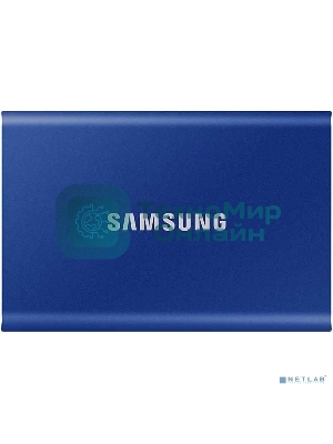 Внешний SSD Samsung T7, 1TB, USB 3.2 Gen 2 Type-C, R/W 1050/1000, синий