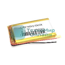 Портативный аккумулятор Li-Pol (батарея) 6*43*74мм 2pin 3.7V/2300mAh