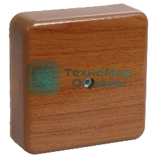 Коробка распаячная ОП 75х75х20 IP20 КМ41212-05 (6 клем. 6 кв.мм) дуб IEK UKO10-075-075-020-K24