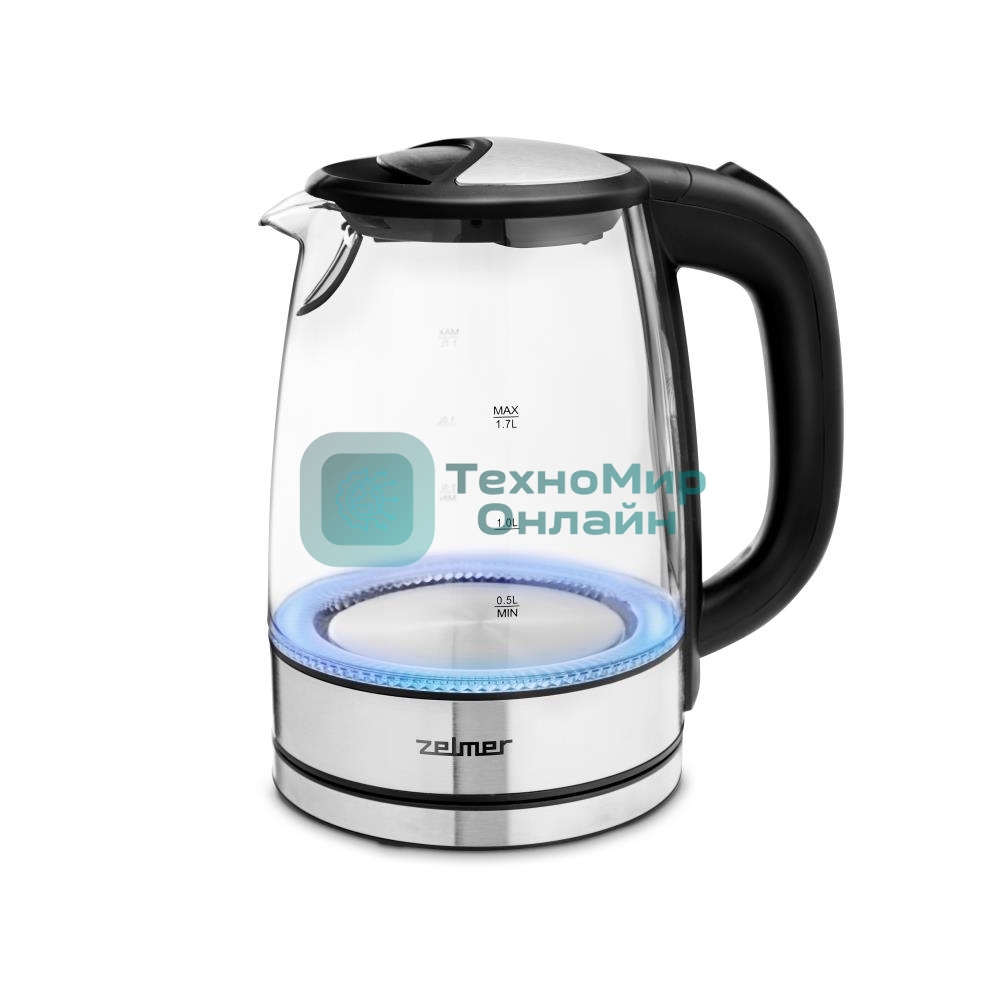 Чайник электрический Zelmer ZCK8024 GLASS/INOX